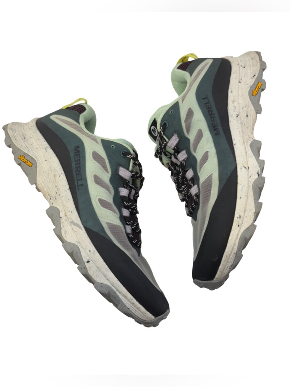 Merrell Women’s Moab Speed Hiking Shoes - Jade/Multi - Size 9 - Picture 6 of 10